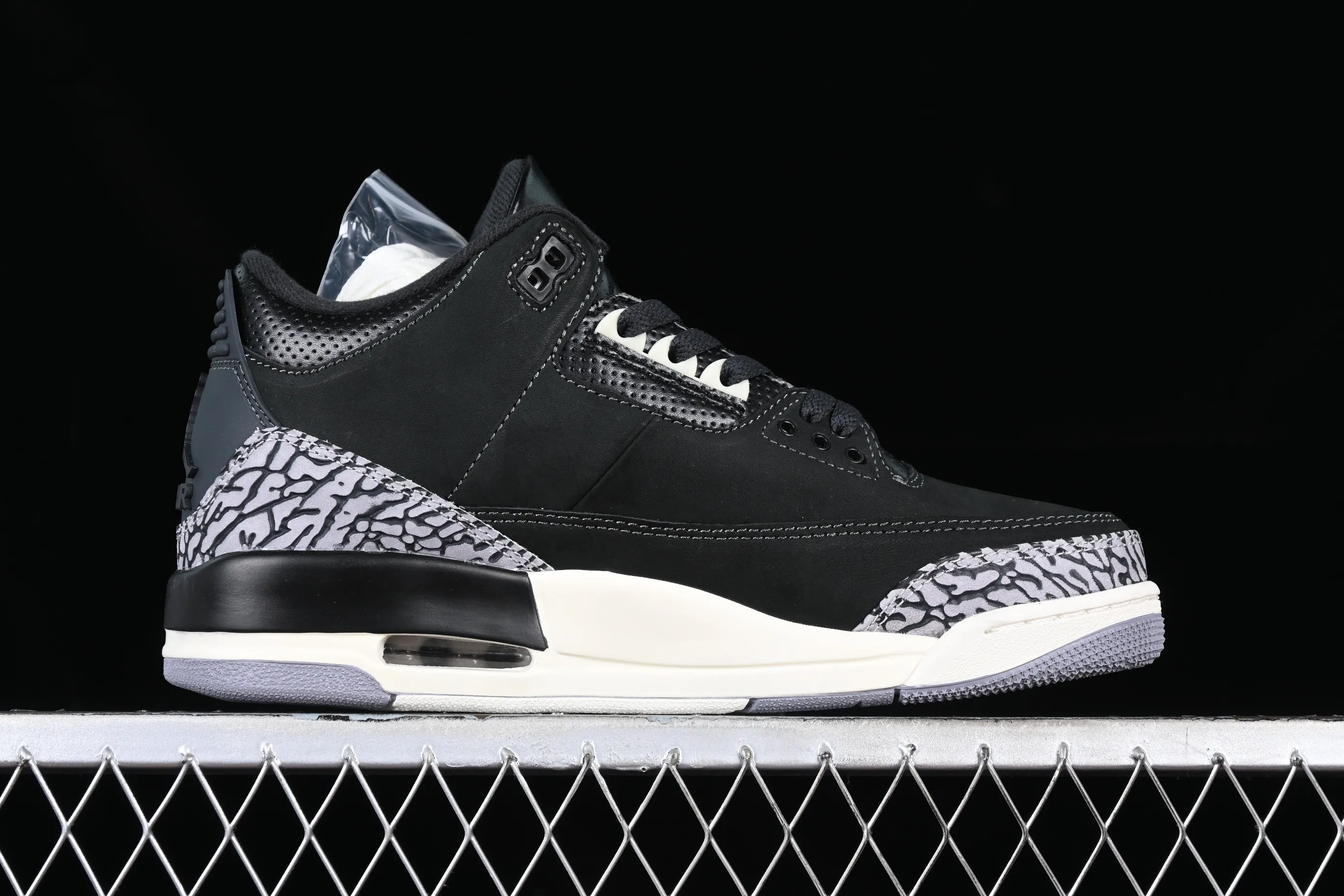 All categories Air Jordan Jordan series basketball shoes Air Jordan 3 Air Jordan 3 Retro "Off Noir" AJ3 Joe 3 old black cement CK9246-001